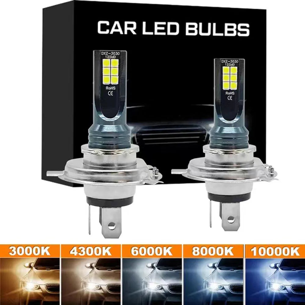 2Pcs Super Bright Led Bulb Car Headlight