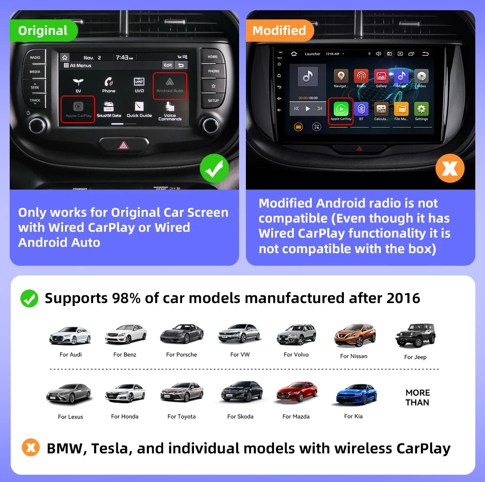 Wireless CarPlay Dongle