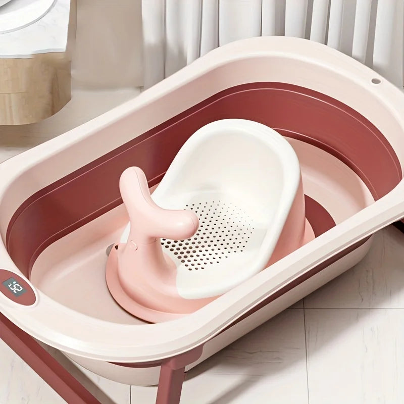 Temperature Silicone Baby Bathtub