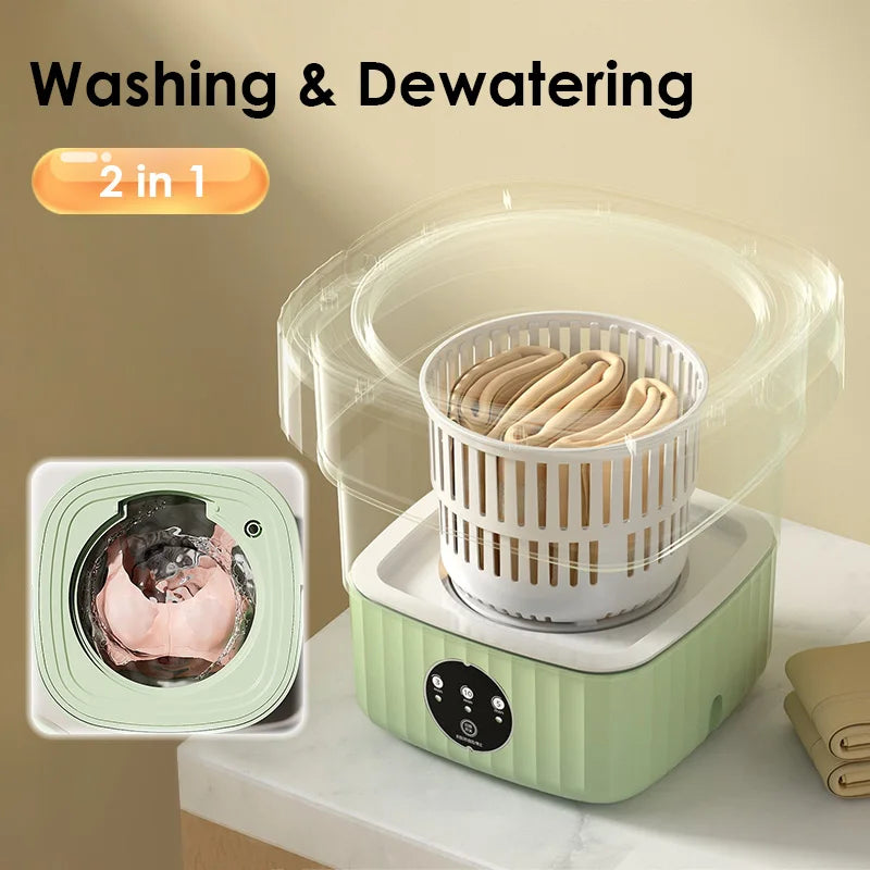 6L/11L Portable Washing Machine (Foldable)